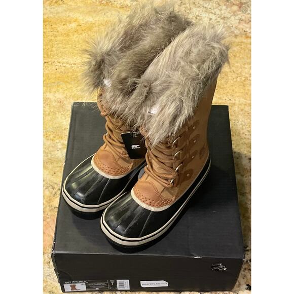 NWT/NIB Womens Sorel Joan of Arctic Waterproof Boots Size 7 - Picture 3 of 6